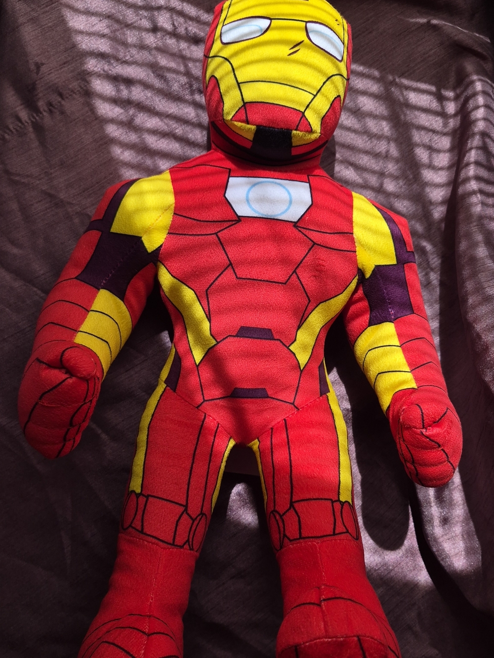 Marvel Super Hero Adventures Iron Man Plush Pillow Buddy – 20” Large Stuffed Toy